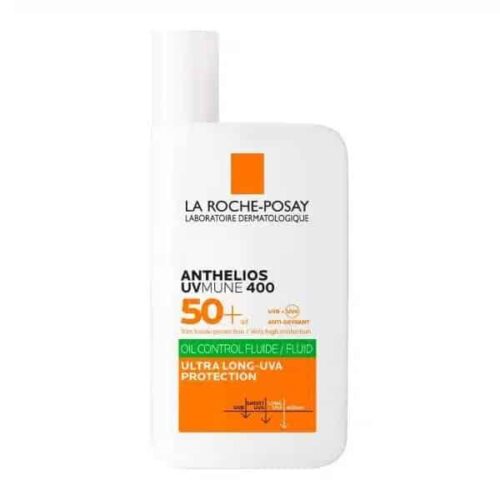 אנתליוס פלואיד תחליב פנים להגנה מהשמש +SPF50 לעור שמן אויל קונטרול la roche posay