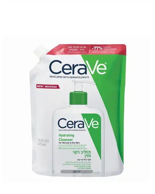 תחליב ניקוי מזין - אריזת מילוי 473 מ"ל CERAVE