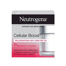 ניוטרוג'ינה ® Cellular Boost קרם יום לחידוש העור (אנטי אייג'ינג) עם מקדם הגנה SPF-20