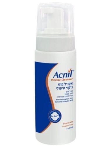 אקניל מוס ניקוי טיפולי נטול שומן