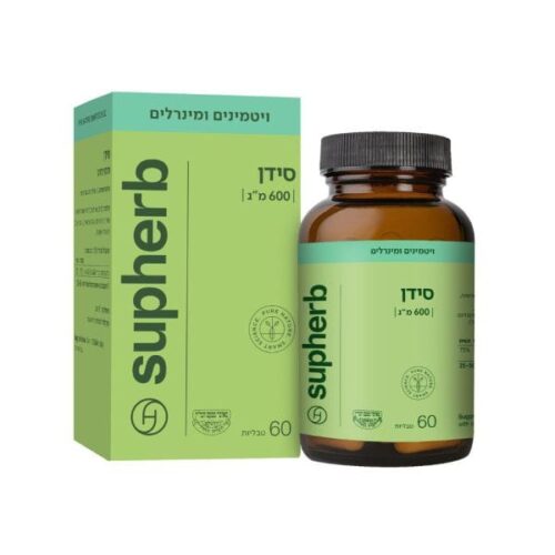 סידן 600 מ"ג בתוספת ויטמין D3  סופהרב SUPHERB