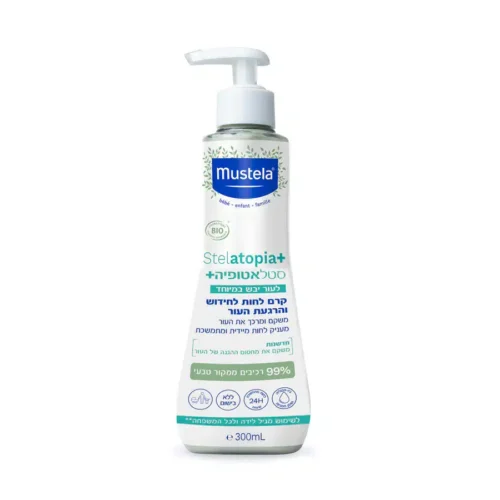 Mustela | סטלאטופיה+ 300 מ"ל | קרם לחות טיפולי