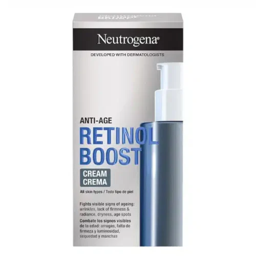 Alternative view of קרם לחות אנטי אייג'ינג רטינול בוסט - RETINOL BOOST ניוטרוג'ינה - NEUTROGENA