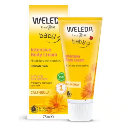 קרם לחות קלנדולה לגוף וולדה WELEDA