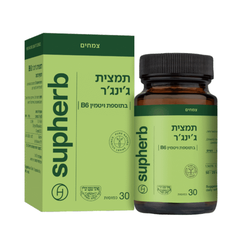 תמצית ג’ינג’ר בתוספת ויטמין B6 סופהרב