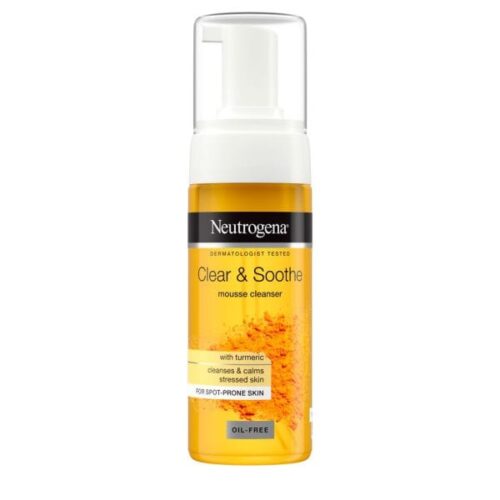 מוס לניקוי הפנים כורכום Clear Soothe CLEAR SOOTHE   ניוטרוג'ינה - NEUTROGENA