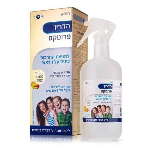 ספריי למניעת התרבות כינים על הראש - PROTECT - הדרין