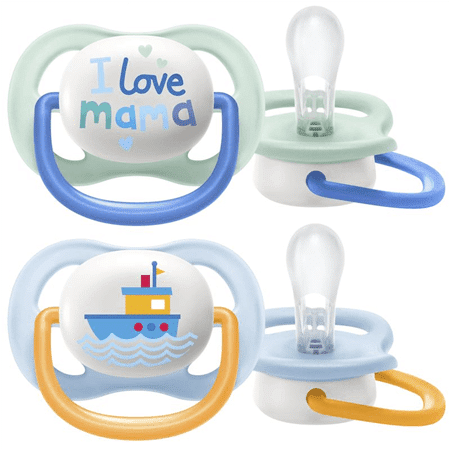 זוג מוצצי סיליקון Ultra Air Happy | Avent אוונט
