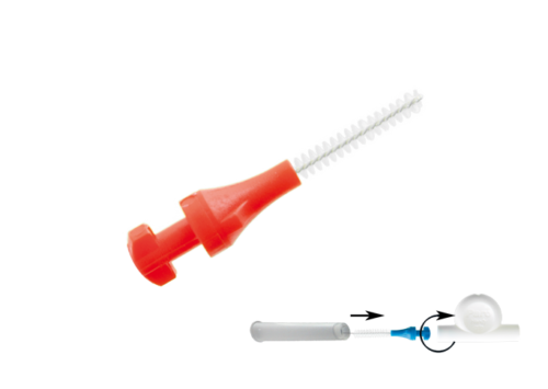 מברשת בין שינית לידית עובי 1.7 מ"מ 1048 Interdental Toothbrush Isola פארו