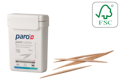 קיסמי שיניים דו צדדיים מעץ Solidox 1750 פארו