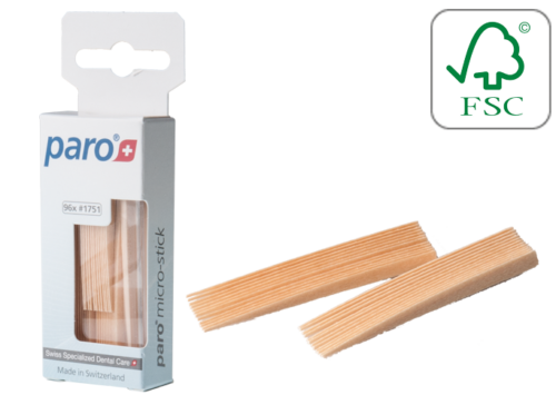 קיסמי שיניים דקים במיוחד מעץ 1751 Micro Sticks פארו