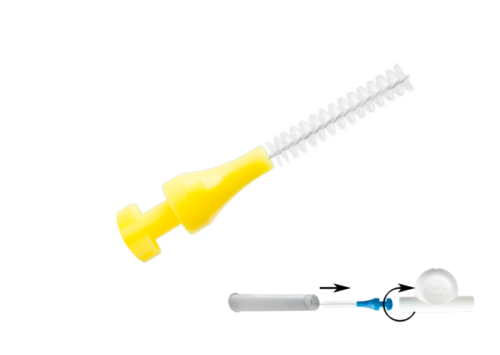 מברשת בין שינית לידית עובי 2.5 מ"מ 1044 Interdental Toothbrush Isola פארו