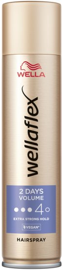 Wellaflex - ספריי לעיצוב השיער המעניק נפח ליומיים חזקה במיוחד - נפח 250 מ''ל