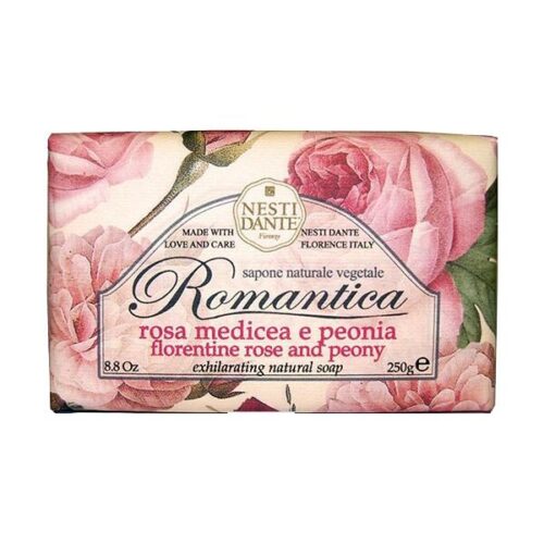 Nesti Dante סבון מוצק Romantica פרחי ורד ואדמונית