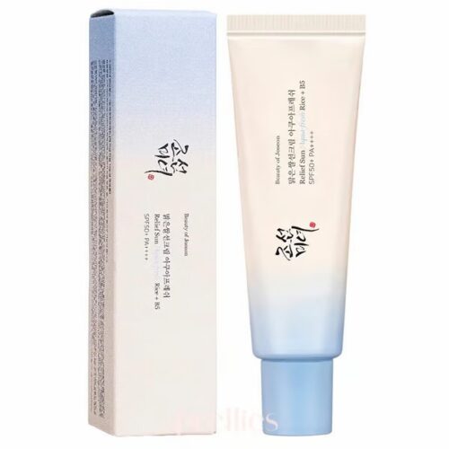 תחליב הגנה לפנים עם תמצית אורז וויטמין SPF50 - B5