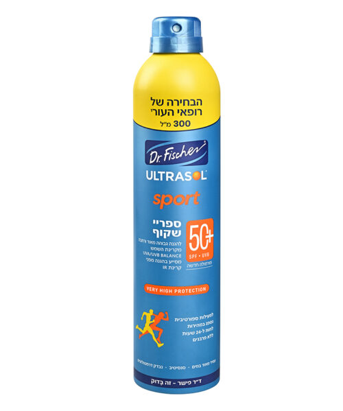 אולטרסול ספורט מקס ספריי שקוף +SPF50