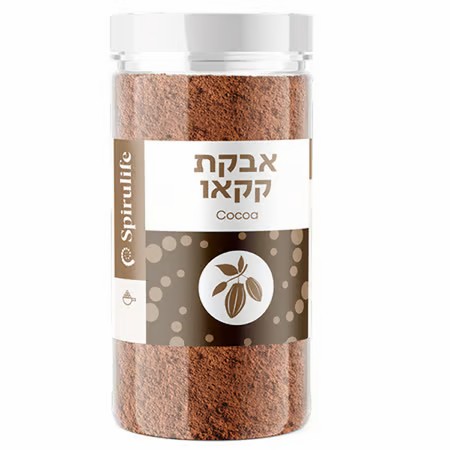 Alternative view of אבקת קקאו טבעי נא אורגני מפרו